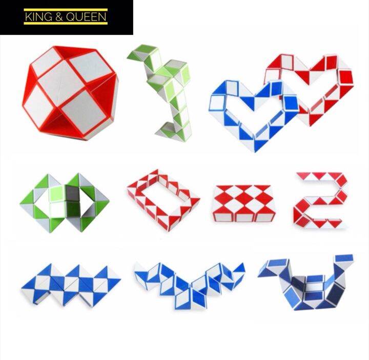 Magic Cube Snake Rubiks Rubix Rubic Game Puzzle Party Kid Toy | Lazada PH