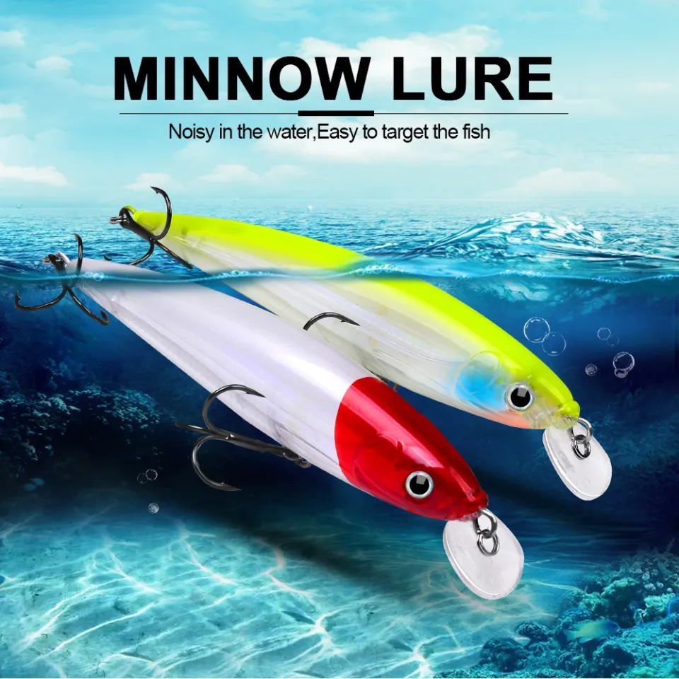 Luya Bait Floating Mino 16cm 40g Bionic Fake Bait Plastic Hard Bait Fishing  Bait Long Shot Floating Mino