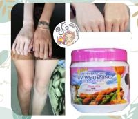 ?โลชั่นสูตรเข้มข้น น้ำนมแพะ น้ำผึ้ง &amp; มะขาม??Velvet DHiver Jours Whitening Face &amp; Body Lotion 400 g??