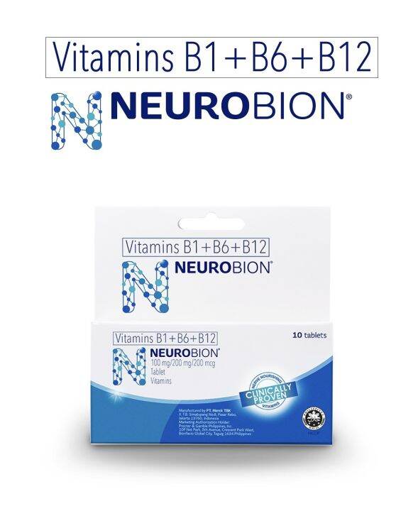 Neurobion 10 Tablets B Vitamins B1 +B6+B12 | Lazada PH