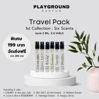 น้ำหอมชุดพกพา PLAYGROUND PARFUM 1st Collection : Six Senses TRAVEL PACK 2ml. x 6 vials ทุกเพศ