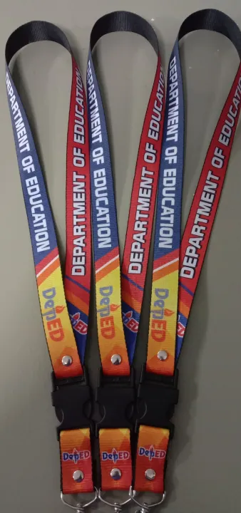 (Deped) red-blue ID Lace/Lanyards | Lazada PH