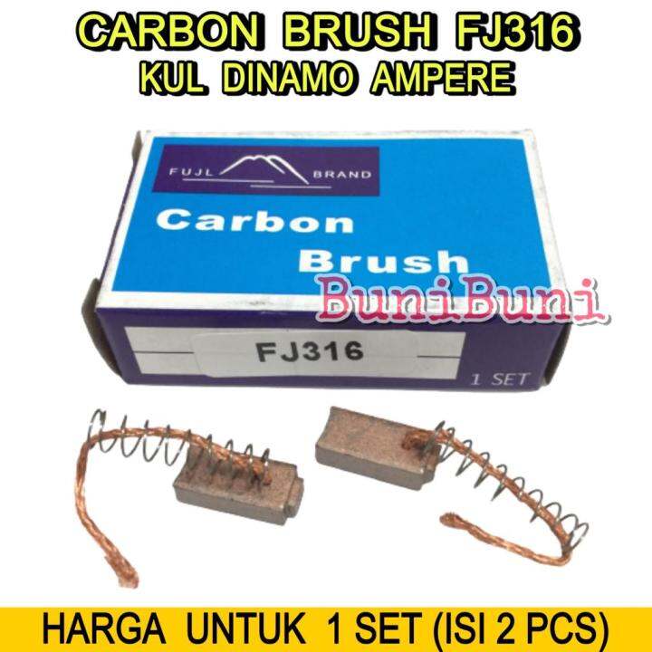 CARBON BRUSH ALTERNATOR FJ 316 / Kul Arang Ampere Mobil KIJANG SUPER 5K