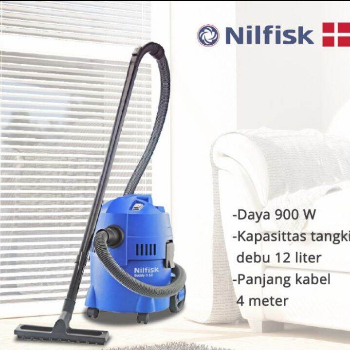 NILFISK VACUUM CLEANER BUDDY II Penghisap Debu Basah Kering 12L