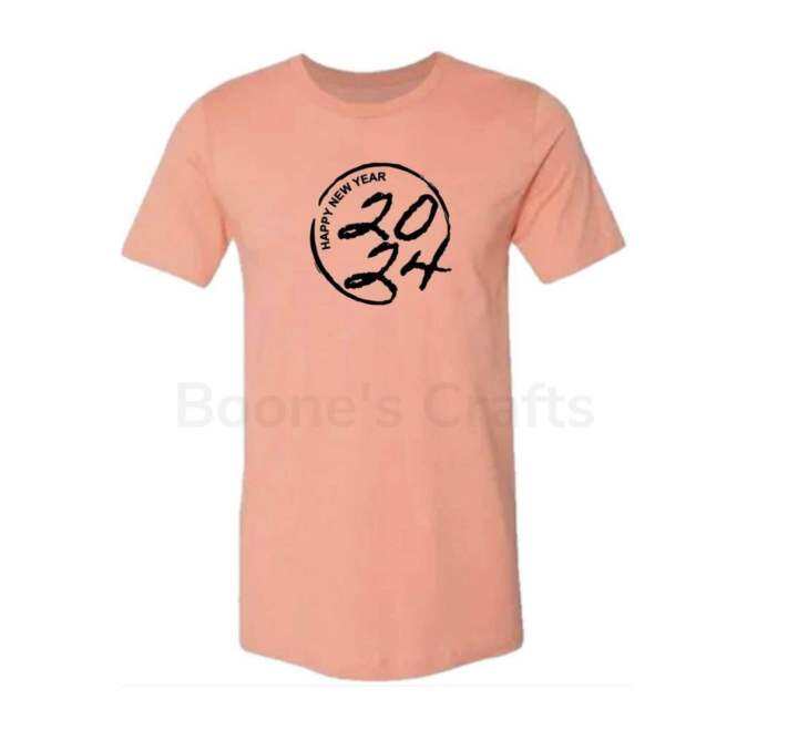 APRICOT CRUSH T SHIRT 2024 LUCKY COLOR OF THE YEAR 2024 T SHIRT FOR MEN