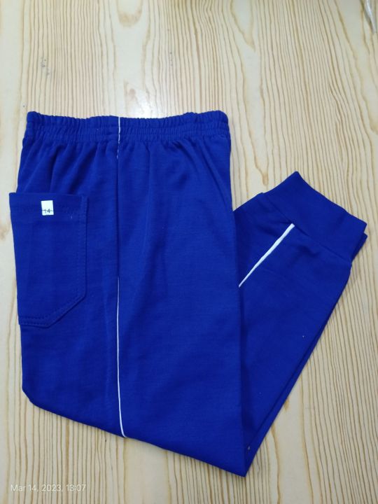 Royal Blue jogging Pants school uniform | Lazada PH