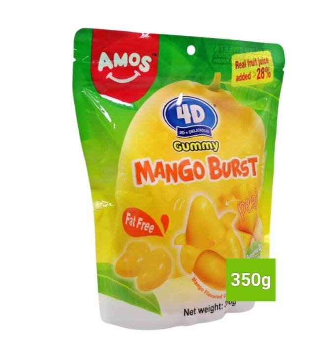 4D Gummy Mango Burst Candy 350g | Lazada PH