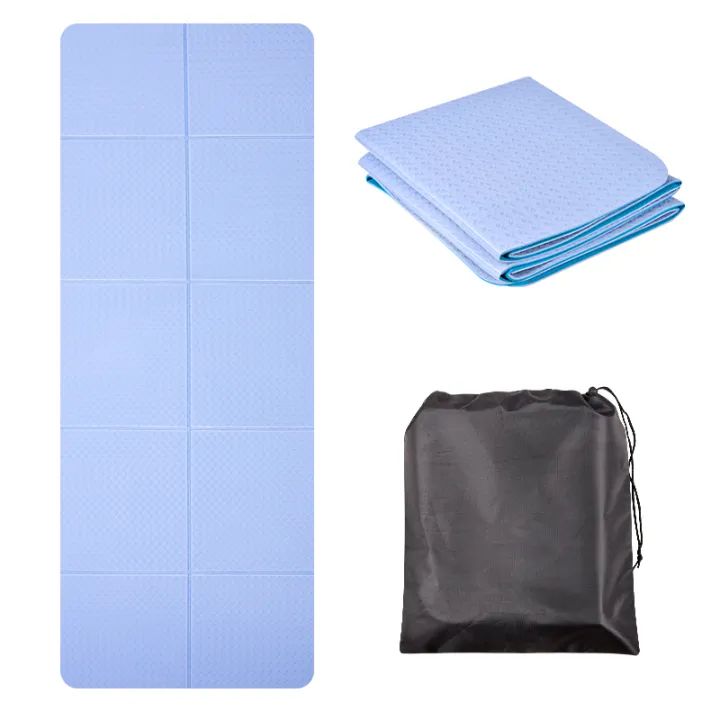 Bodhi Folding Yoga Mat Portable Odorless Non-Slip TPE Floor Mat for Beginners Home Fitness Lunch Break Nap