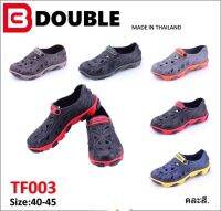 รองเท้ายางฮุ้มส้นยี่ห้อdoubleรุ่นtf003size40-45