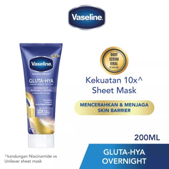 hand body lotion malam vaseline healthy bright glutahya serum brust