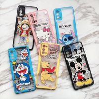 Case Vivo เคสหลังนิ่มกันกล้องขอบสี สกรีนลายการ์ตูนมาใหม่ รุ่น Vivo y91c,y95,y31(2021),y50,y30,y20,y12s,y17