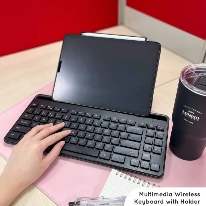 MULTIMEDIA WIRELESS KEYBOARD / BLUETOOTH KEYBOARDS COLOR BLACK by