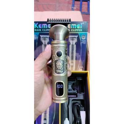 Kemei KM-1635 ปัตตาเลี่ยนตัดผม กรรขอบกรรจอน มีไฟLedบอก%แบต