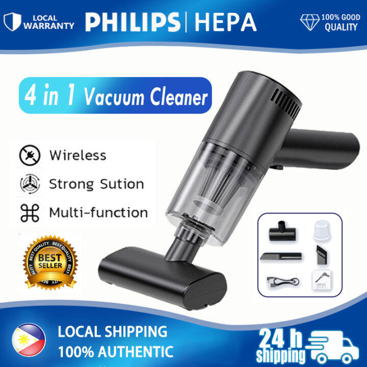 PHILIPS Wireless Vacuum Cleaner for Car Buy 1 Take 1 HEPA Handheld 6 in
