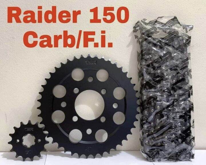 RAIDER 150 CARB/FI CHAIN AND SPROCKET SET Lazada PH