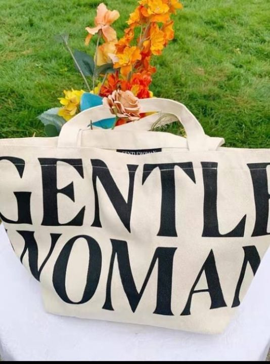 entle-woman-canvas-tote-bag-รุ่นยอดฮิตขายดีซิกเนเจอร์