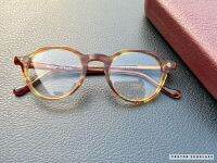 Handmade Acetate Design in italy สไตล์Vintage?1,200฿? กรอบแว่นอะซิเตททน แข็งแรง แกนขาในโลหะ( 1079 C3 )