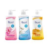 ครีมอาบน้ำ Biore บิโอเร Shower Cream ขวดปั๊ม ขนาด 550 มล.