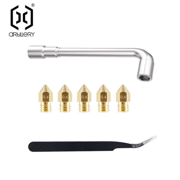 หัวฉีด สำหรับเครื่องพิมพ์3มิติยี่ห้อ yuntu artillery MK8ปลอก