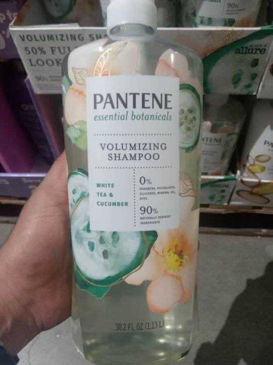 PANTENE SHAMPOO WHITE TEA & CUCUMBER 1.13L (USA) 141396 Lazada PH