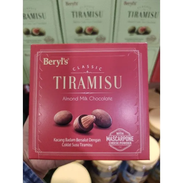 Coklat Langkawi Beryls Tiramisu Almond Milk/White/Dark Chocolate