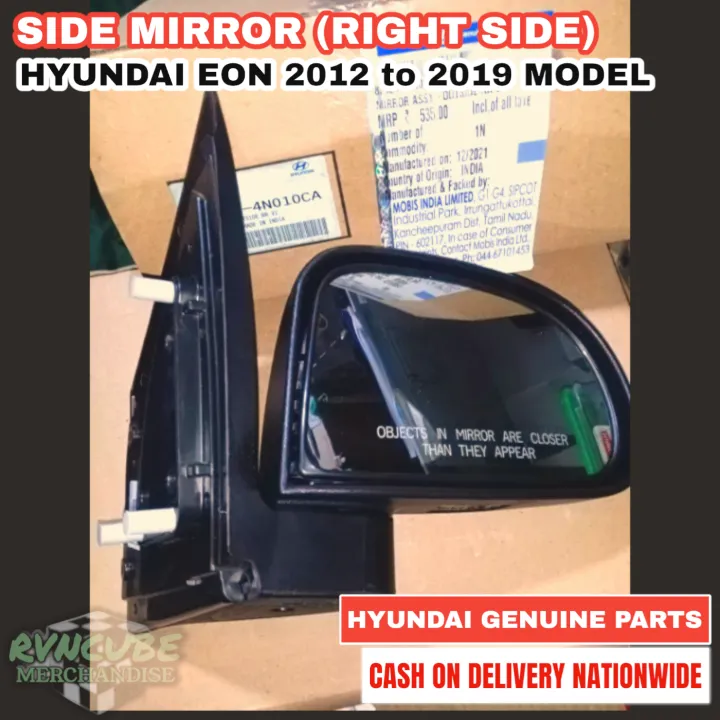 SIDE MIRROR (RIGHT SIDE) HYUNDAI EON 2012 TO 2019 GENUINE PARTS Lazada PH