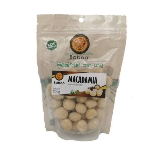 แมคคาเดเมียร์ ตราบาบู (Macadamia Baboo Brand) 200 g.