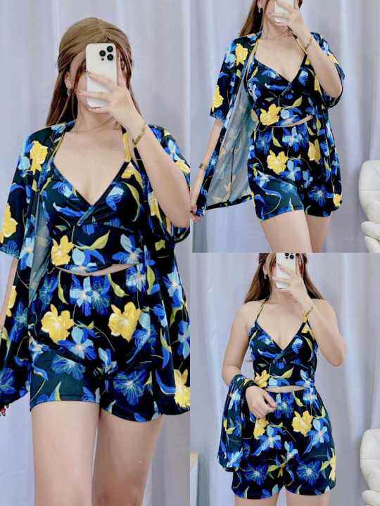 KIMONO 3 in 1 SET SWIMWEAR Lazada PH