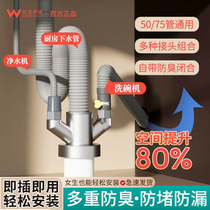 Kitchen Deodorizing Filter MultiFunction Front Filter Dishwasher Water