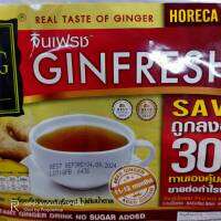 Ginfresh เครื่องดื่มขิงผงสำเร็จรูปสูตรไม่เติมน้ำตาล ขนาด 5 กรัม x 50 ซอง แพ็คประหยัด แพ็คสุดคุ้ม