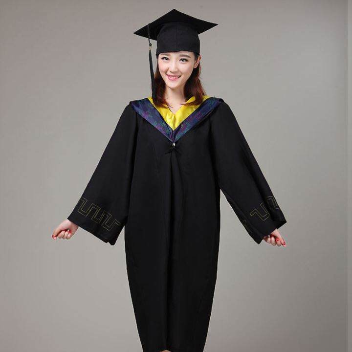 Trang Phục Cử Nhân Bằng Thạc Sĩ Lễ Phục Tốt Nghiệp Gia Sư Tiến Sĩ Áo Choàng  Nam Nữ Sinh Viên Đại Học Phong Cách Học Đường Y Tế Khoa Kỹ Thuật