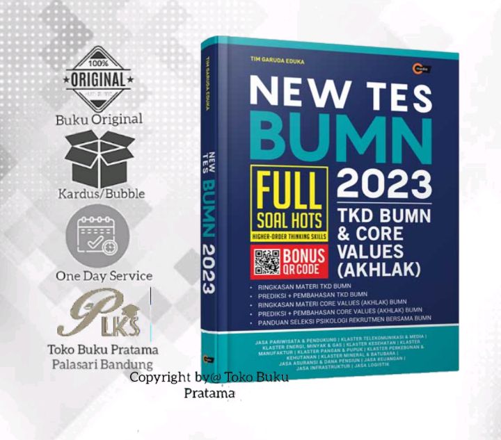 Buku New Tes Bumn 2023 Tkd Bumn And Core Valuesakhlak Ori Lazada Indonesia 9981