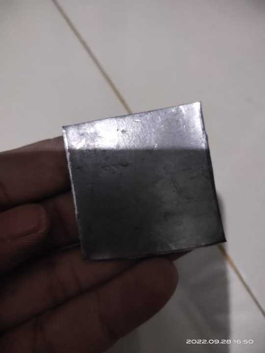 Timah Hitam Pb Tebal 2mm Dimensi 4x4 Lazada Indonesia