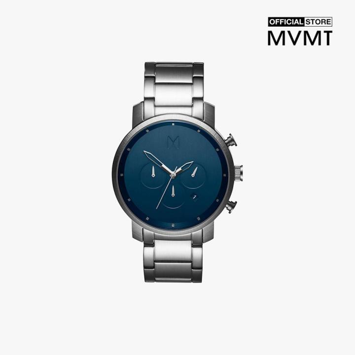 Đồng hồ nam MVMT  mặt tròn dây thép 45mm D-MC01-SBLU 0000-07