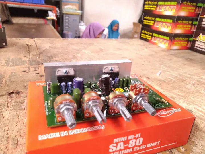 Kit Amplifier Power TDA2004 TDA2005 Stereo BTL 12V ( Sa 80 ) Lazada