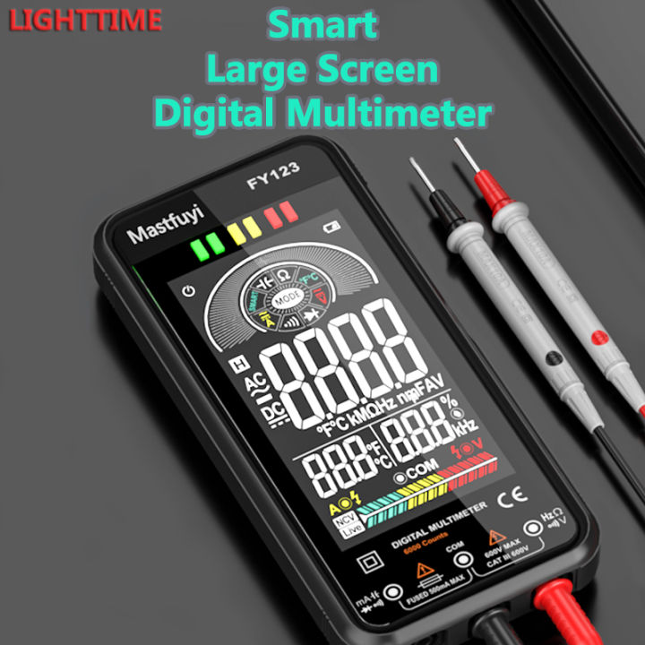 FY123 Multimeter 6000 Counts True RMS Smart Digital Multimeter