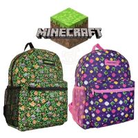 ?พร้อมส่ง? กระเป๋าเป้สะพายหลังสำหรับเด็ก Character UK Minecraft Backpack