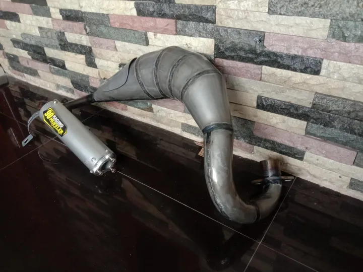 Knalpot Udang Trail RX King Rangka GTX standar pnp Lazada Indonesia