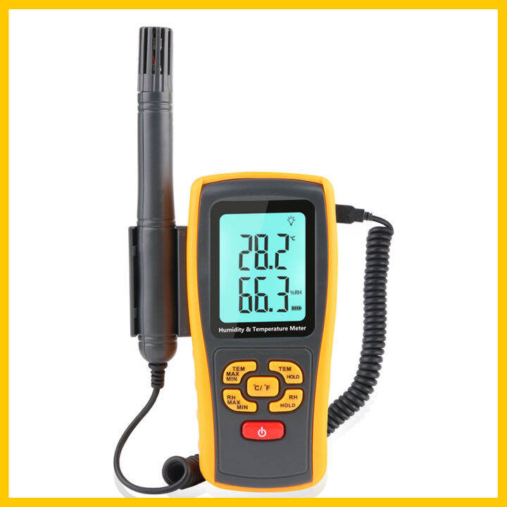 Handheld Temperature and Humidity Meter Digital Industrial Air ...