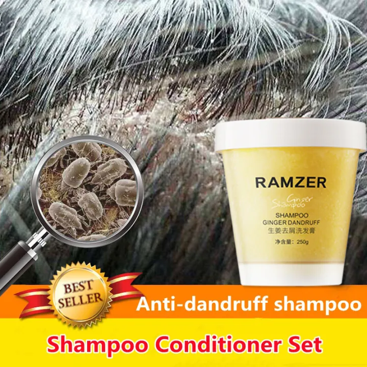 RAMZER Ginger Hair Shampoo 250g Moisturizing Anti Hair Loss Nourish Hair  Fast Growth Shampoo ginger anti-