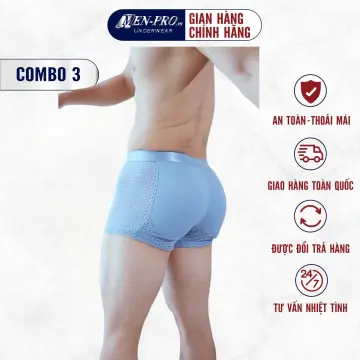 Men's Boxer Briefs Body Shaper Bum Lifter Belly Control Breathable