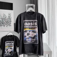 เสื้อวินเทจ เสื้องานป้ายแบรนด์All day  สกีนลายOasis ✅ของแท้100%