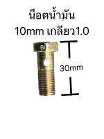 น็อตน้ำมัน 10mm เกลียว1.0 ยาว30mm (NT-OI-22)