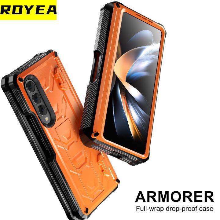 Phone Case For Samsung Galaxy Z Fold 3 Fold 4 Armor Cover For Galaxy Z