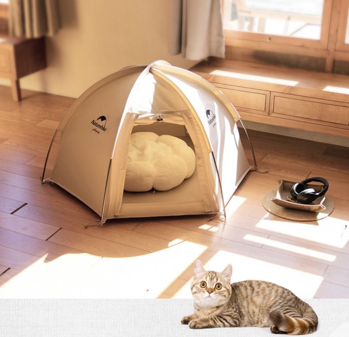 mini-hexagonal-pet-tent-เต็นท์แมวแคมป์ปิ้ง-เต็นท์ทาสแมว-เต็นท์-naturehike-tent
