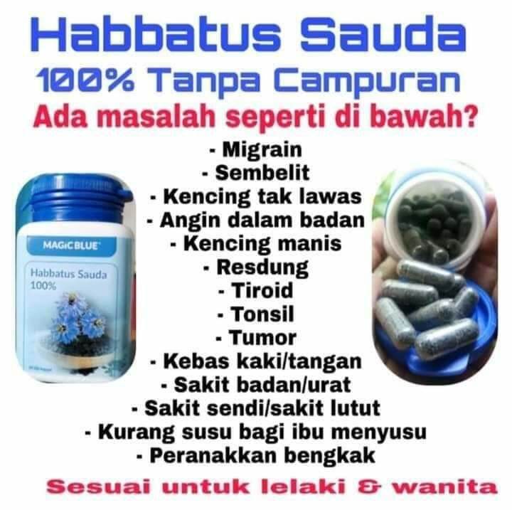 Habbatus Sauda Supplement Sihat Tubuh Badan | Lazada