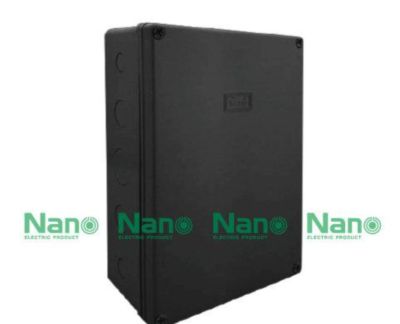 NANO กล่องกันน้ำพลาสติก สีดำ รุ่น NANO-207B 10/กล่อง