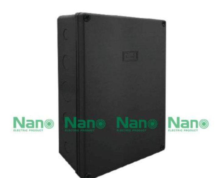 nano-กล่องกันน้ำพลาสติก-สีดำ-รุ่น-nano-207b-10-กล่อง