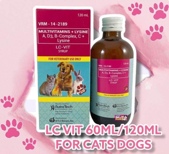 LC-VIT MULTIVITAMINS FOR PETS 60 ML | Lazada PH