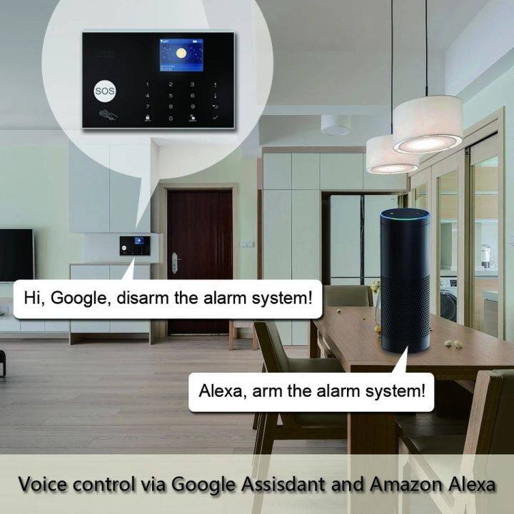 ชุดกันขโมยบ้านไซเรนพลังงานแสงอาทิตย์-แจ้งเตือนผ่านแอป-gsm-alarm-system-wireless-siren-solar-power